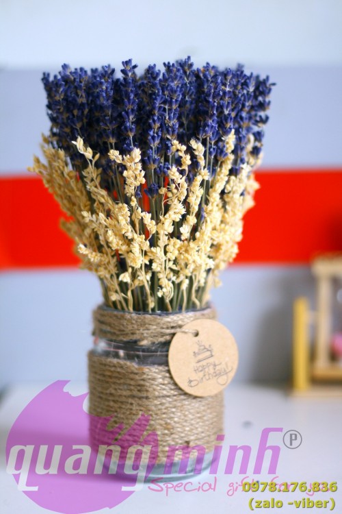 Lọ hoa lavender khô VINTAGE (Mẫu thông dụng)