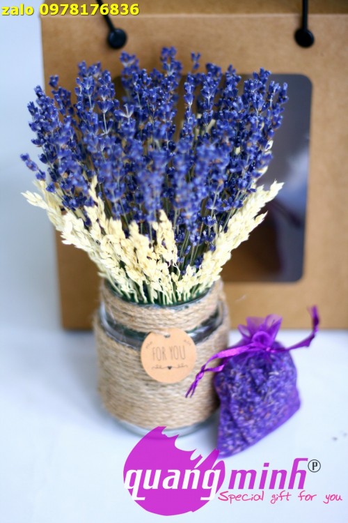 Set lọ hoa lavender khô MINI